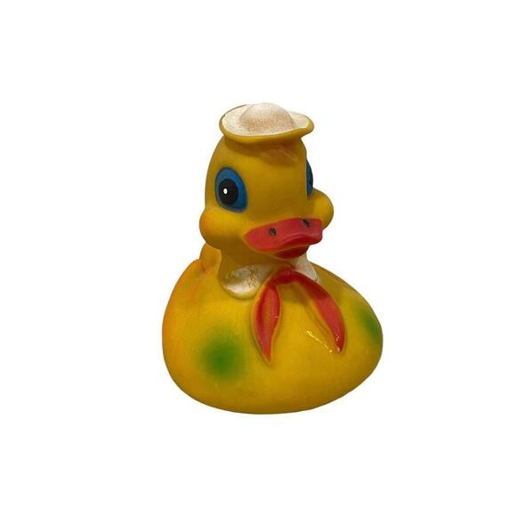 Vintage Made In Taiwan Rubber Duck Ducky Saylor Bath Decor - Picture 3 of 8